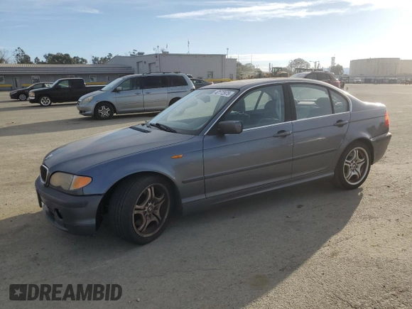 2002 BMW 3 Series 330i with VIN WBAEV53402KM20672, listed as a Copart auction lot 47172975 with 129,657 mi miles and Clean Title. Bid and sale history available at carsss.com. Image 1.