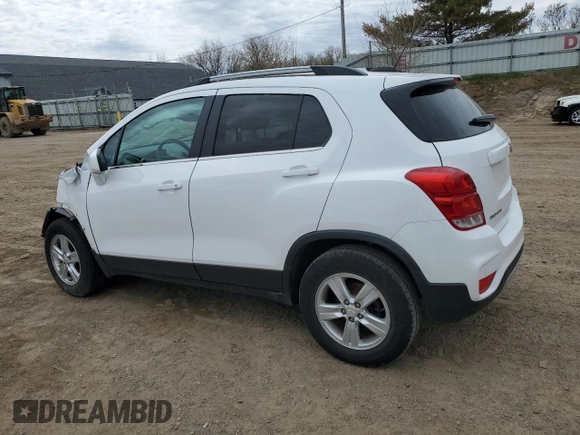 2017 Chevrolet Trax LT with VIN 3GNCJPSB5HL189154, listed as a Copart auction lot 51860095 with 83,732 mi miles and Salvage Title. Bid and sale history available at DreamBid. Image 2.