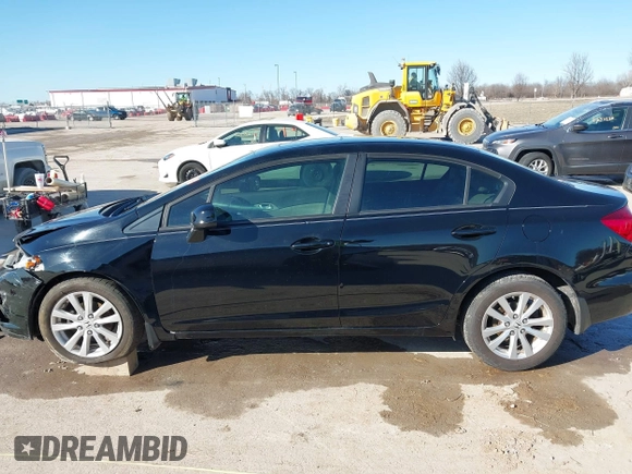 2012 Honda Civic EX-L with VIN 19XFB2F90CE004423, listed as a IAAI auction lot 41653412 with 173,662 mi miles and . Bid and sale history available at DreamBid. Image 14.