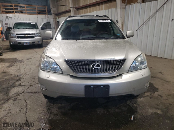 2007 Lexus RX 350 with VIN JTJHK31U872005281, listed as a Copart auction lot 41835875 with 159,267 mi miles and Clean Title. Bid and sale history available at carsss.com. Image 5.