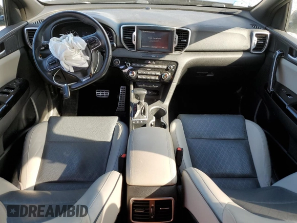 2019 Kia Sportage EX z VIN KNDPNCAC9K7533792, wystawiony jako Copart lot #53251705 z przebiegiem 36 885 mil mil oraz Szkoda całkowita • Salvage title. Historia ofert i sprzedaży dostępna na DreamBid. Obrazek 8.