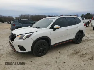 2023 Subaru Forester Sport with VIN JF2SKAJC1PH405122, listed as a Copart auction lot 44442615 with 89,717 mi miles and Salvage Title. Bid and sale history available at carsss.com. Image 1.