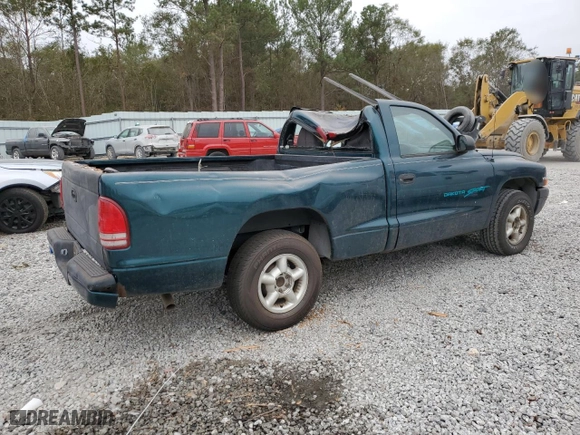 1998 Dodge Dakota SLT with VIN 1B7FL26X9WS729130, listed as a Copart auction lot 78062944 with 69,224 mi miles and Salvage Title. Bid and sale history available at carsss.com. Image 3.