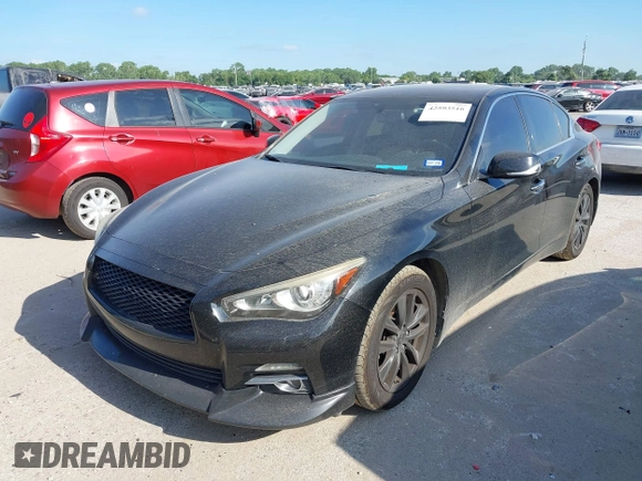 2017 Infiniti Q50 Premium with VIN JN1EV7AP4HM740380, listed as a IAAI auction lot 42593516 with 101,563 mi miles and . Bid and sale history available at DreamBid. Image 2.