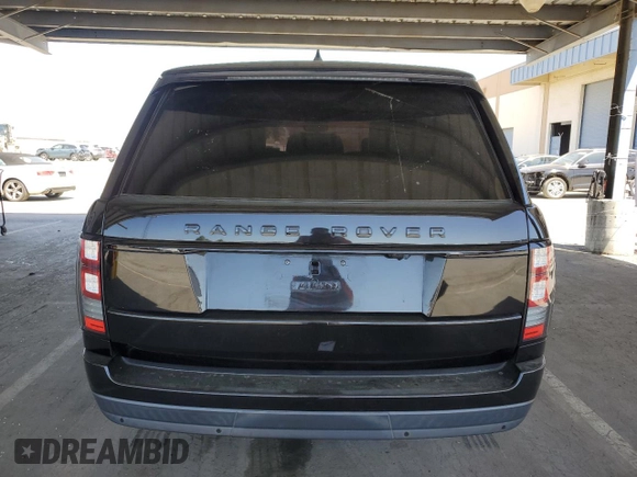 2017 Land Rover Range Rover HSE with VIN SALGS2FV8HA378931, listed as a Copart auction lot 54141495 with 77,839 mi miles and Salvage title. Bid and sale history available at DreamBid. Image 6.