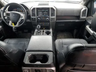 2015 Ford F-150 XLT with VIN 1FTEW1EG2FFB17259, listed as a Copart auction lot 46530595 with 217,074 mi miles and Salvage Title. Bid and sale history available at carsss.com. Image 8.