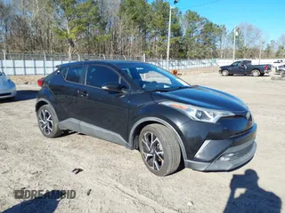 2018 Toyota C-HR XLE with VIN NMTKHMBX1JR014246, listed as a IAAI auction lot 41664738 with 83,702 mi miles. Bid and sale history available at carsss.com. Image 1.