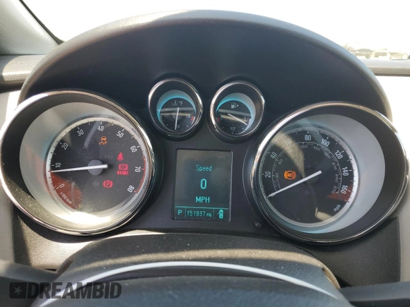 2015 Buick Verano with VIN 1G4PP5SK2F4136357, listed as a Copart auction lot 62583455 with 151,937 mi miles and Salvage title. Bid and sale history available at DreamBid. Image 9.