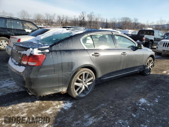 2011 Lexus GS 350 with VIN JTHCE1KS5B0028834, listed as a Copart auction lot 41732175 with 179,645 mi miles and Salvage Title. Bid and sale history available at carsss.com. Image 3.