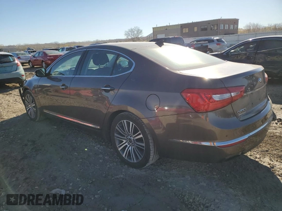 2014 Kia Cadenza Premium with VIN KNALN4D78E5151091, listed as a Copart auction lot 81319124 with 195,203 mi miles and Salvage Title. Bid and sale history available at carsss.com. Image 2.