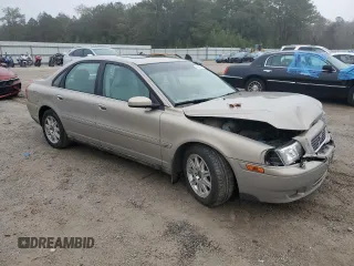 2005 Volvo S80 with VIN YV1TS592551403895, listed as a Copart auction lot 79844514 with 150,592 mi miles and Salvage Title. Bid and sale history available at carsss.com. Image 4.