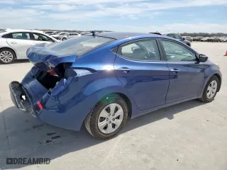 2016 Hyundai Elantra SE with VIN 5NPDH4AE2GH691914, listed as a Copart auction lot 49073265 with 146,174 mi miles and Salvage Title. Bid and sale history available at carsss.com. Image 3.
