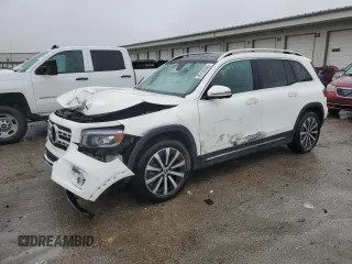 2020 Mercedes-Benz GLB with VIN W1N4M4HB5LW051250, listed as a Copart auction lot 45130505 with 76,876 mi miles and Salvage Title. Bid and sale history available at carsss.com. Image 1.