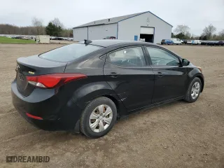 2016 Hyundai Elantra Value Edition with VIN KMHDH4AE4GU541837, listed as a Copart auction lot 52203915 with 96,667 mi miles and Salvage Title. Bid and sale history available at carsss.com. Image 3.