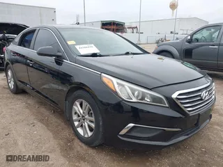 2017 Hyundai Sonata SE with VIN 5NPE24AF6HH554796, listed as a IAAI auction lot 41588199 with 74,376 mi miles. Bid and sale history available at carsss.com. Image 1.