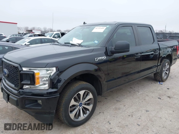 2020 Ford F-150 XL with VIN 1FTEW1CP7LKD07631, listed as a IAAI auction lot 41711165 with 101,608 mi miles. Bid and sale history available at carsss.com. Image 2.