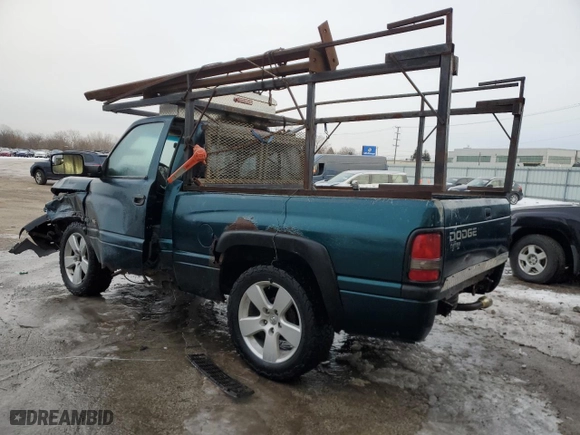 1997 Dodge Ram 1500 with VIN 1B7HC16X2VS172921, listed as a Copart auction lot 45765705 with 230,213 mi miles and Salvage Title. Bid and sale history available at carsss.com. Image 2.
