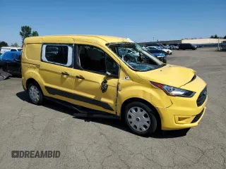 2022 Ford Transit Connect XLT with VIN NM0LS7T28N1527571, listed as a Copart auction lot 43587235 with 8,620 mi miles and Salvage title. Bid and sale history available at DreamBid. Image 4.