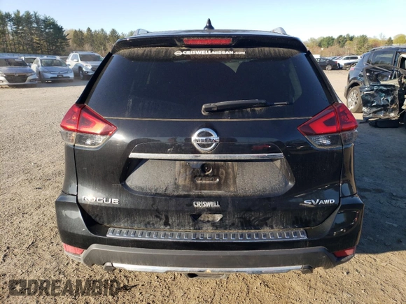 2018 Nissan Rogue SV with VIN KNMAT2MV5JP522077, listed as a Copart auction lot 53533195 with 85,162 mi miles and Salvage Title. Bid and sale history available at carsss.com. Image 6.