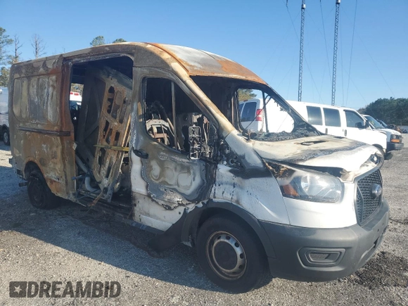 2022 Ford Transit Cargo with VIN 1FTBR1C85NKA04496, listed as a Copart auction lot 78672214 with Not provided miles and Non repairable. Bid and sale history available at DreamBid. Image 4.
