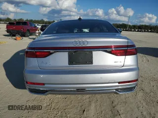 2021 Audi A8 with VIN WAU8DAF84MN018145, listed as a Copart auction lot 86952454 with 33,336 mi miles and Salvage Title. Bid and sale history available at carsss.com. Image 6.