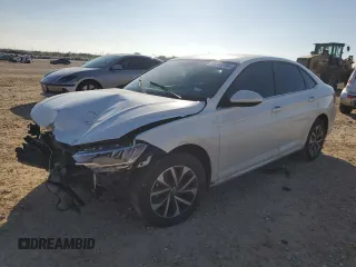2023 Volkswagen Jetta S with VIN 3VW4M7BU2PM051275, listed as a Copart auction lot 85768704 with 27,626 mi miles and Salvage title. Bid and sale history available at DreamBid. Image 1.
