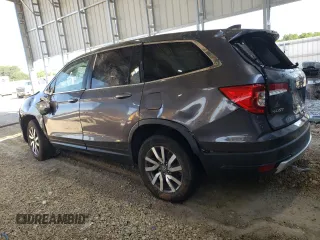 2020 Honda Pilot EX-L z VIN 5FNYF6H55LB042108, wystawiony jako Copart lot #63163755 z przebiegiem Nie podano mil oraz Szkoda całkowita • Salvage title. Historia ofert i sprzedaży dostępna na DreamBid. Obrazek 2.