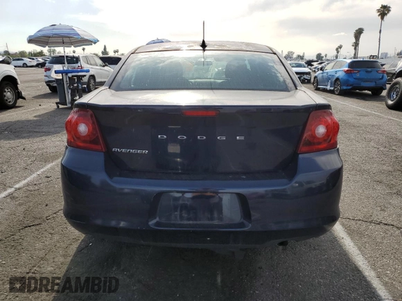 2013 Dodge Avenger SE with VIN 1C3CDZAB4DN742419, listed as a Copart auction lot 53137105 with 57,948 mi miles and Clean Title. Bid and sale history available at DreamBid. Image 6.