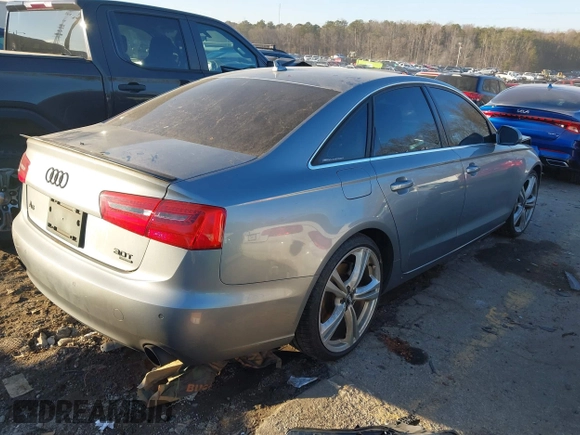 2012 Audi A6 3.0T Premium Plus with VIN WAUGGAFC6CN108855, listed as a IAAI auction lot 41328750 with 136,298 mi miles. Bid and sale history available at carsss.com. Image 4.