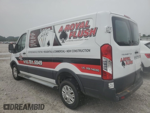 2018 Ford Transit z VIN 1FTYR1YM9JKA98599, wystawiony jako Copart lot #60429075 z przebiegiem 131 146 mil mil oraz Szkoda całkowita • Salvage title. Historia ofert i sprzedaży dostępna na DreamBid. Obrazek 2.