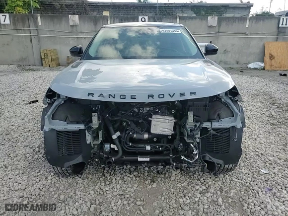 2025 Land Rover Range Rover Velar Dynamic SE with VIN SALYL2EX3SA398872, listed as a Copart auction lot 43451045 with 4,736 mi miles and Salvage Title. Bid and sale history available at carsss.com. Image 15.
