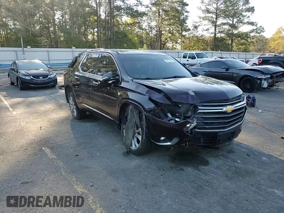 2018 Chevrolet Traverse Premier with VIN 1GNERKKW9JJ277127, listed as a Copart auction lot 49615235 with 142,383 mi miles and Non Repairable. Bid and sale history available at carsss.com. Image 14.