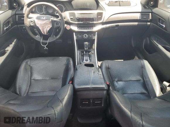 2015 Honda Accord EX-L with VIN 1HGCR2F81FA135648, listed as a Copart auction lot 60317355 with 217,789 mi miles and Salvage title. Bid and sale history available at DreamBid. Image 8.