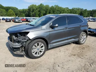 2019 Ford Edge Titanium с VIN 2FMPK3K93KBB42507, выставлен на аукционе Copart как лот 63237905 с пробегом 100 779 миль миль и Списание • Salvage title. История ставок и продаж доступна на DreamBid. Изображение 1.