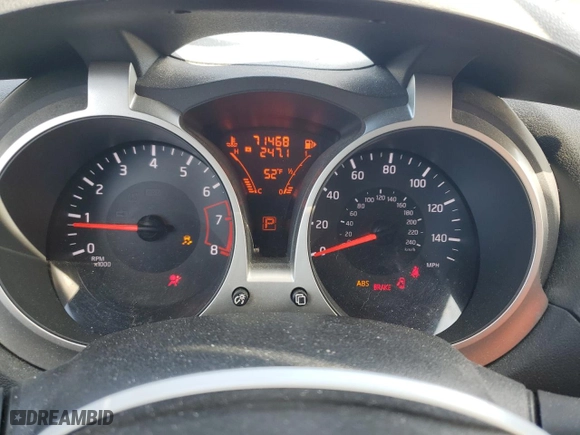 2014 Nissan Juke S with VIN JN8AF5MV7ET481901, listed as a Copart auction lot 51246255 with 71,468 mi miles and Salvage Title. Bid and sale history available at carsss.com. Image 9.