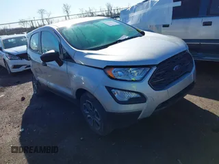 2020 Ford EcoSport S with VIN MAJ6S3FL3LC313897, listed as a IAAI auction lot 41863286 with 29,241 mi miles and . Bid and sale history available at DreamBid. Image 1.