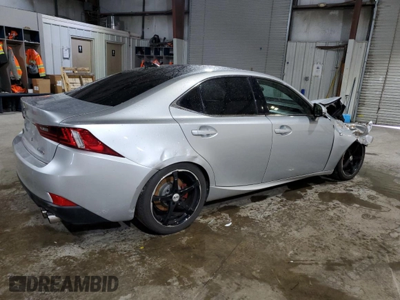 2015 Lexus IS 350 with VIN JTHCE1D25F5006984, listed as a Copart auction lot 58357905 with 117,688 mi miles and Clean title. Bid and sale history available at DreamBid. Image 3.
