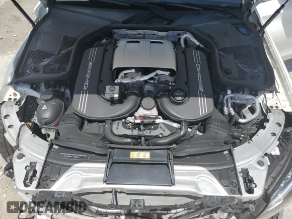 2018 Mercedes-Benz C 63 AMG with VIN 55SWF8GB3JU240014, listed as a Copart auction lot 62072875 with 15,538 mi miles and Salvage title. Bid and sale history available at DreamBid. Image 11.