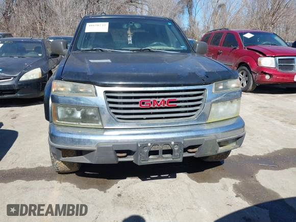 2004 GMC Canyon 1SB SLE Z85 with VIN 1GTDT136748115653, listed as a IAAI auction lot 41628277 with 248,590 mi miles. Bid and sale history available at carsss.com. Image 6.