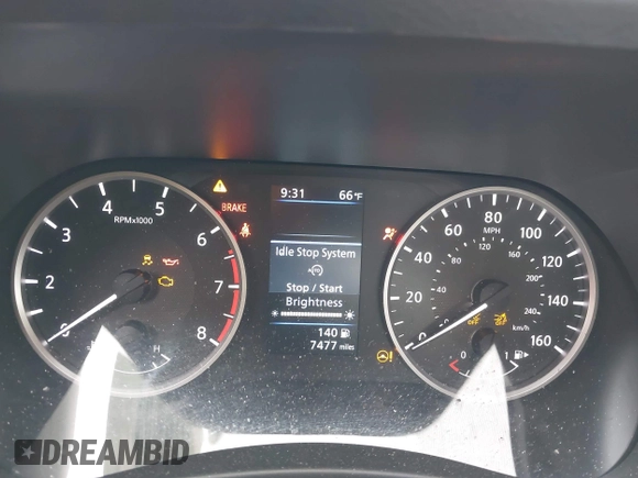 2024 Nissan Sentra S with VIN 3N1AB8BV0RY309026, listed as a IAAI auction lot 42232473 with 7,477 mi miles and . Bid and sale history available at DreamBid. Image 7.