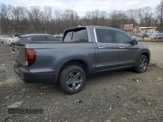 2022 Honda Ridgeline RTL-E with VIN 5FPYK3F77NB024900, listed as a Copart auction lot 48840775 with 31,990 mi miles and Salvage title. Bid and sale history available at DreamBid. Image 3.