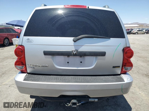 2007 Dodge Durango SLT with VIN 1D8HB48P97F551834, listed as a Copart auction lot 60083815 with 209,826 mi miles and Salvage title. Bid and sale history available at DreamBid. Image 6.