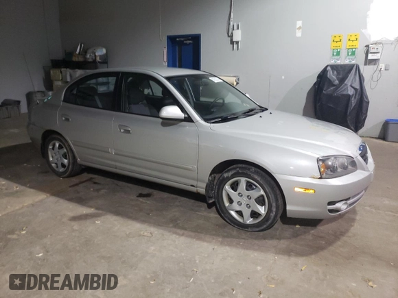 2006 Hyundai Elantra with VIN KMHDM45D66U356412, listed as a Copart auction lot 81612314 with 56,501 mi miles and Non repairable. Bid and sale history available at DreamBid. Image 4.