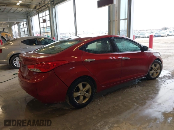 2013 Hyundai Elantra Limited with VIN KMHDH4AE2DU604574, listed as a IAAI auction lot 41638379 with 164,276 mi miles and . Bid and sale history available at DreamBid. Image 4.