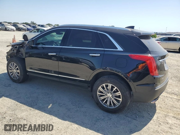 2019 Cadillac XT5 Luxury AWD with VIN 1GYKNDRS9KZ287367, listed as a Copart auction lot 59782755 with 44,407 mi miles and Salvage title. Bid and sale history available at DreamBid. Image 2.