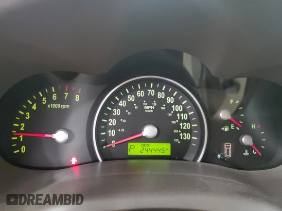 2006 Kia Sedona LX with VIN KNDMB233666082464, listed as a Copart auction lot 69070644 with 244,445 mi miles and Salvage Title. Bid and sale history available at carsss.com. Image 9.