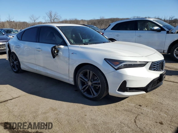 2023 Acura Integra w/A-Spec Package with VIN 19UDE4H36PA010787, listed as a Copart auction lot 88249815 with 69,571 mi miles and Salvage Title. Bid and sale history available at DreamBid. Image 4.