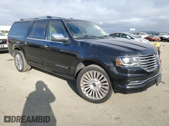 2017 Lincoln Navigator Reserve z VIN 5LMJJ3LT4HEL00091, wystawiony jako Copart lot #46262175 z przebiegiem 105 679 mil mil oraz Szkoda całkowita • Salvage title. Historia ofert i sprzedaży dostępna na DreamBid. Obrazek 4.