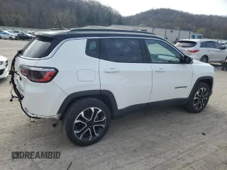 2023 Jeep Compass Limited с VIN 3C4NJDCN0PT561331, выставлен на аукционе Copart как лот 53398885 с пробегом 11 906 миль миль и Списание • Salvage title. История ставок и продаж доступна на DreamBid. Изображение 3.