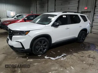 2023 Honda Pilot Sport with VIN 5FNYG1H37PB053776, listed as a Copart auction lot 83002744 with 66,186 mi miles and Salvage Title. Bid and sale history available at carsss.com. Image 1.